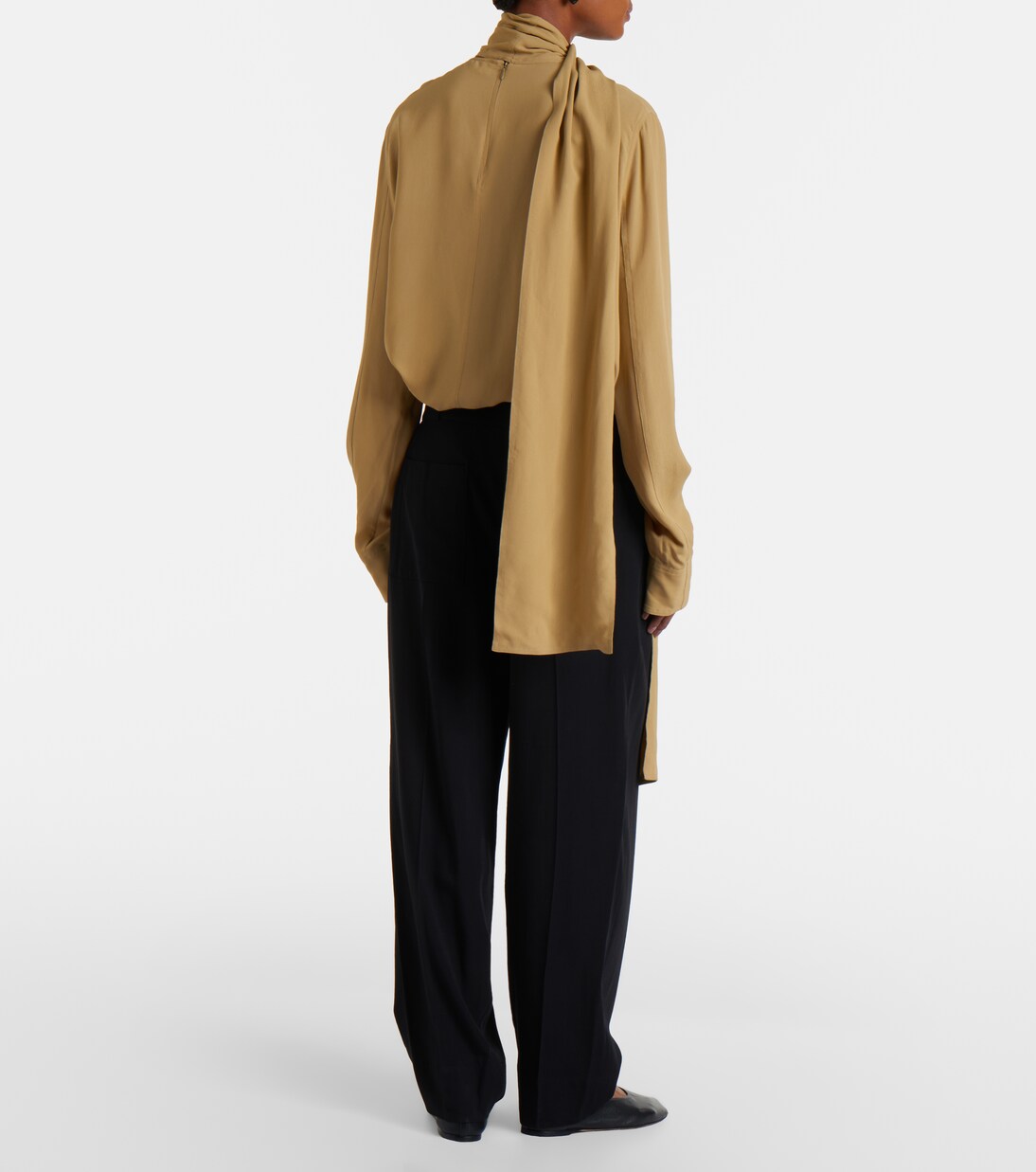 Pleated cotton wide-leg pants | Toteme