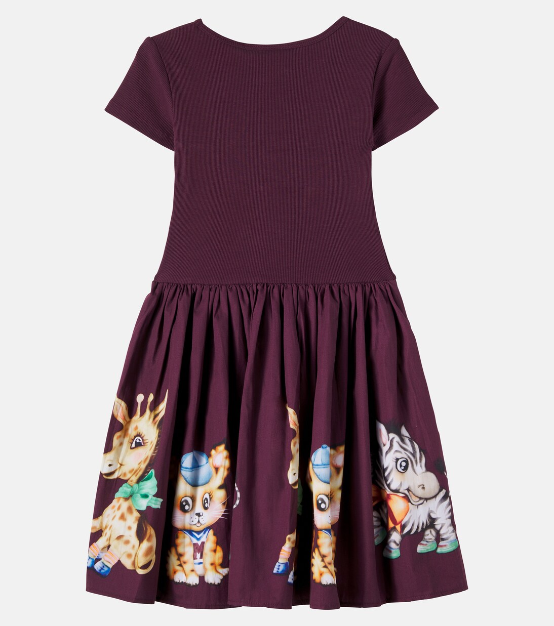Cissa cotton jersey and poplin dress | Molo