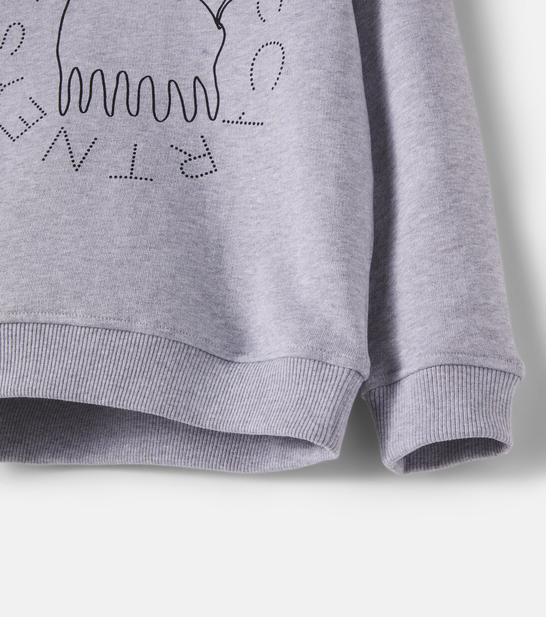Logo cotton jersey sweatshirt | Stella McCartney Kids