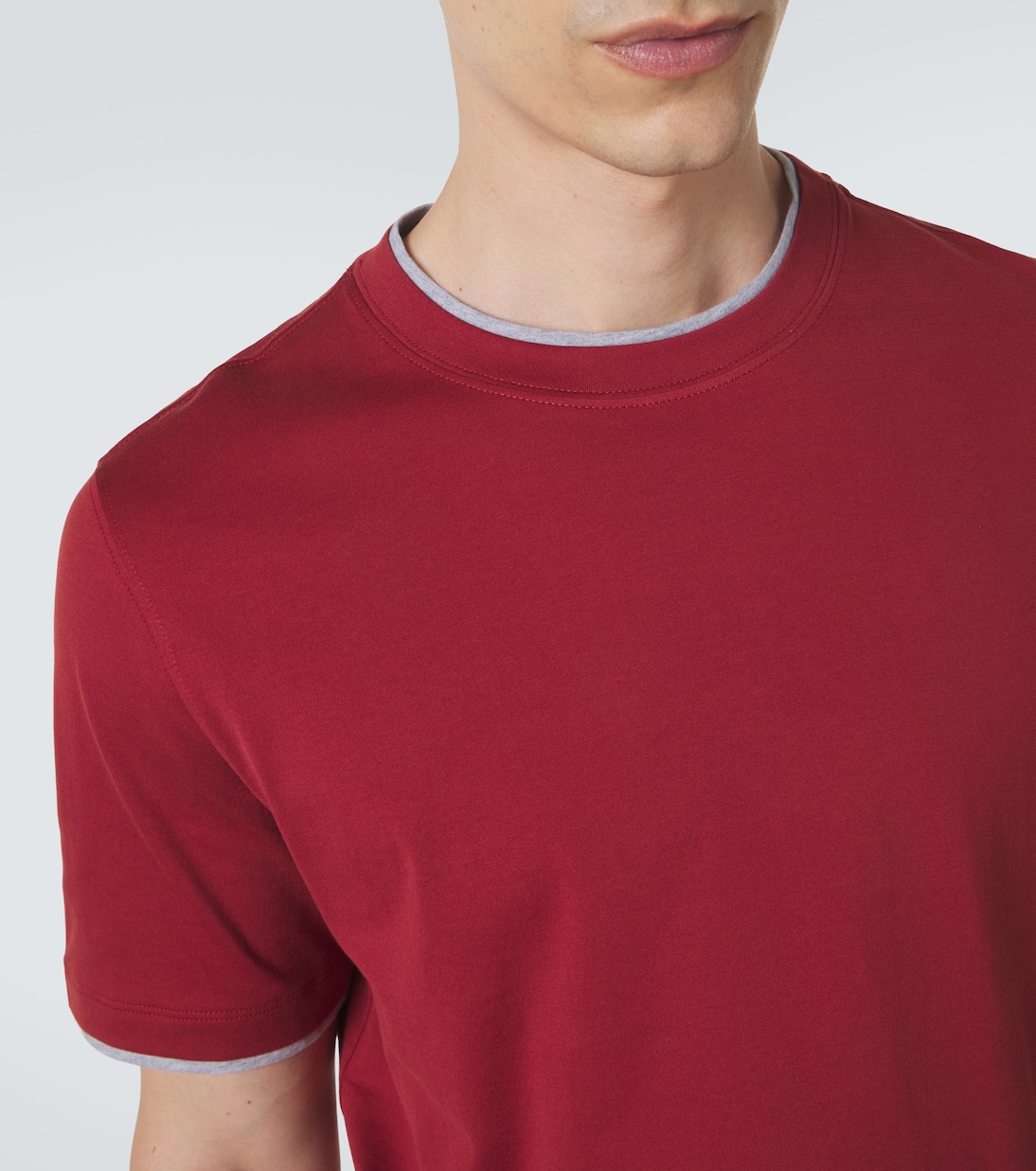Camiseta de jersey de algodón | Brunello Cucinelli