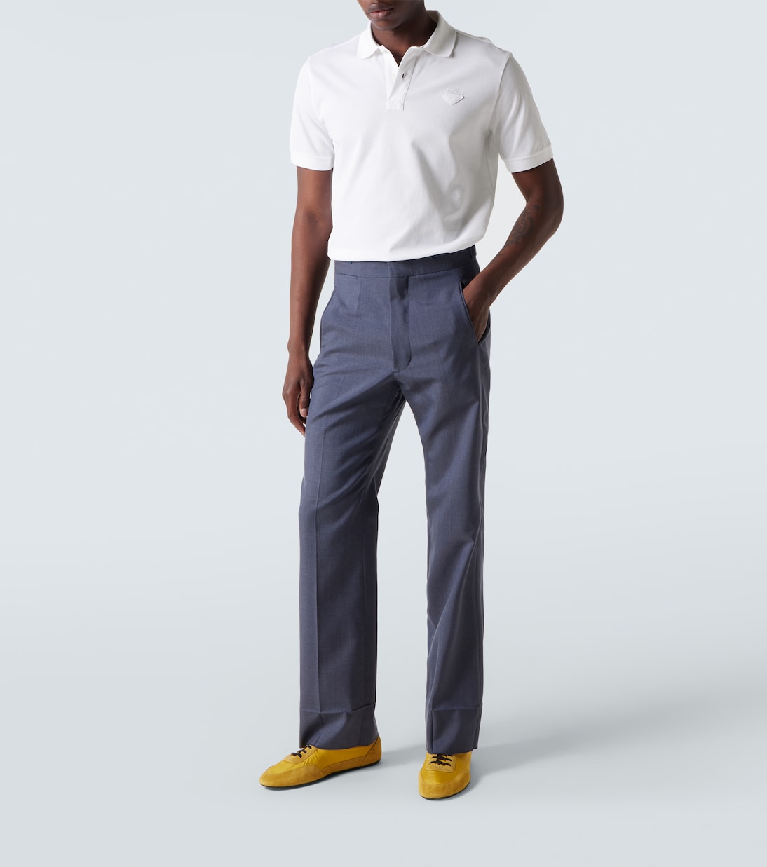 Polohemd aus Baumwoll-Piqué | Prada