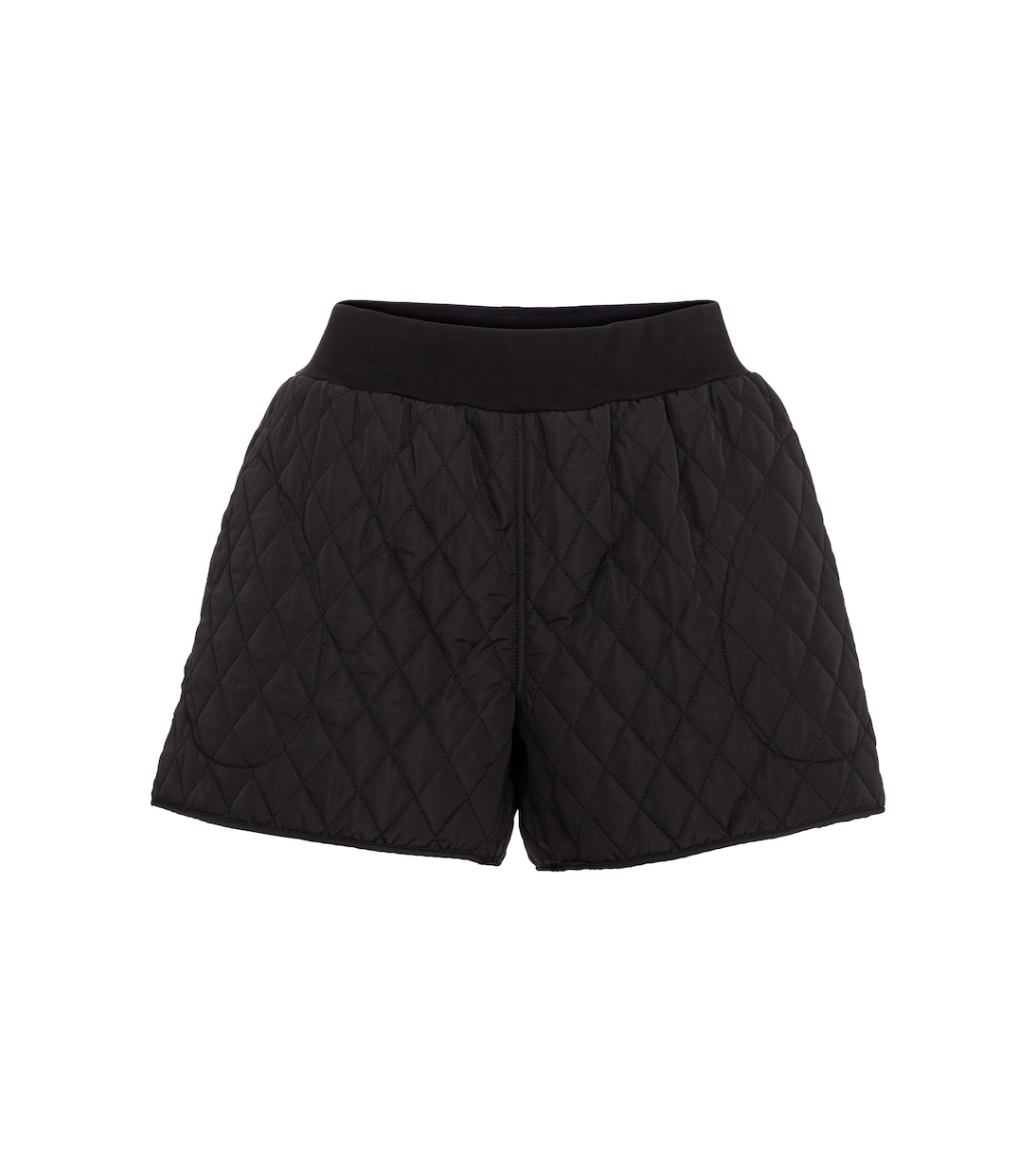 Gesteppte High-Rise Shorts | Norma Kamali