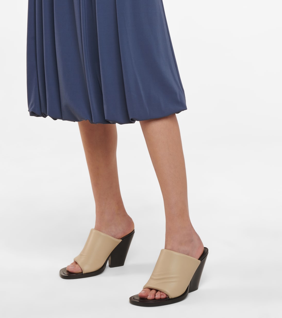 Pantoletten aus Leder | Jil Sander