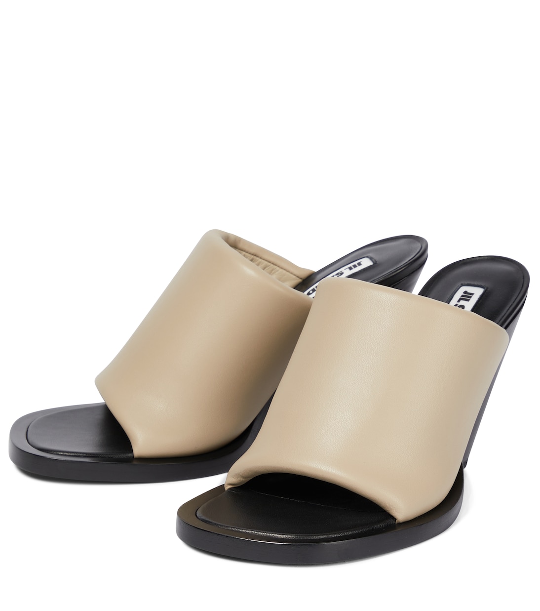 Pantoletten aus Leder | Jil Sander
