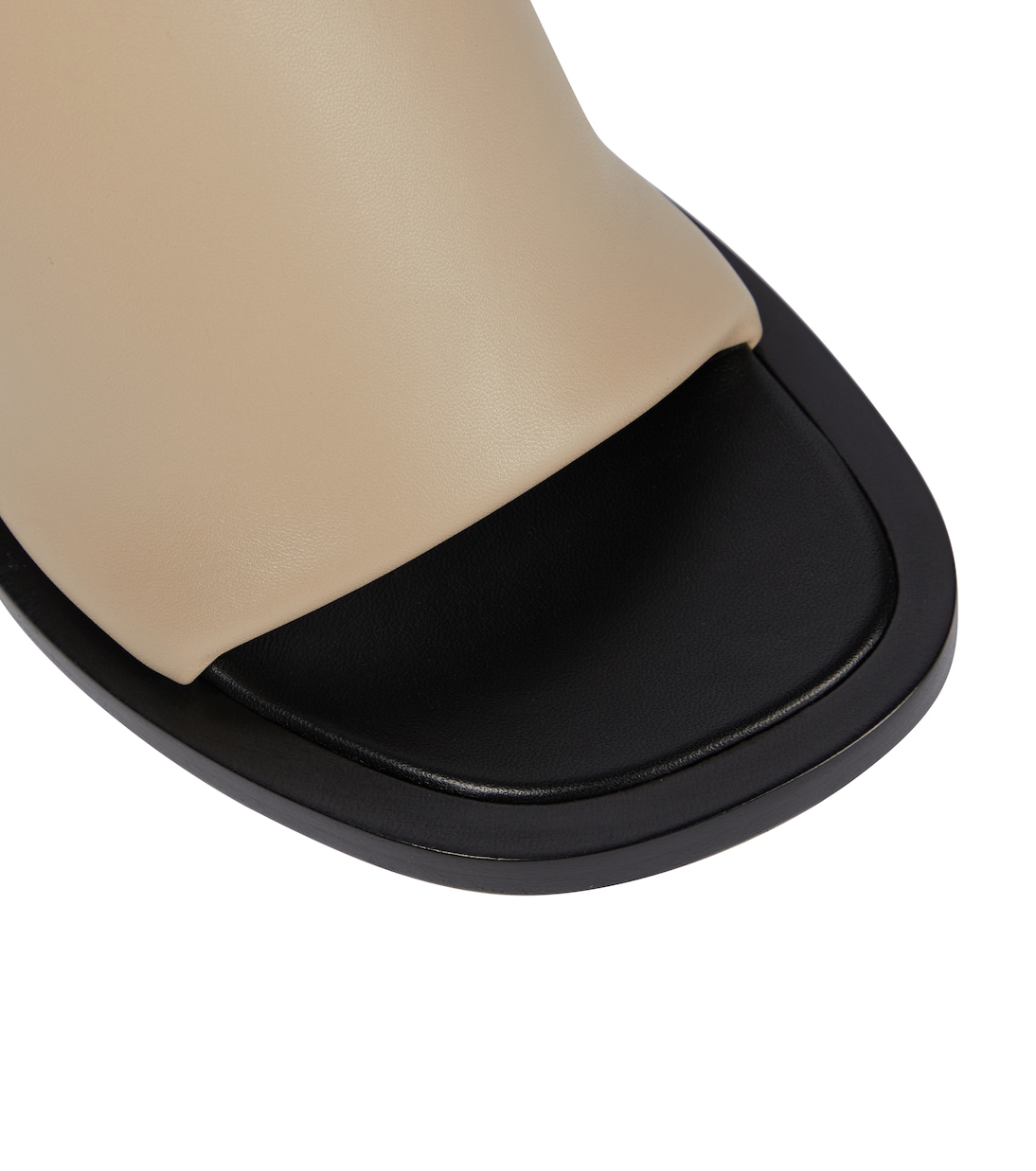 Pantoletten aus Leder | Jil Sander