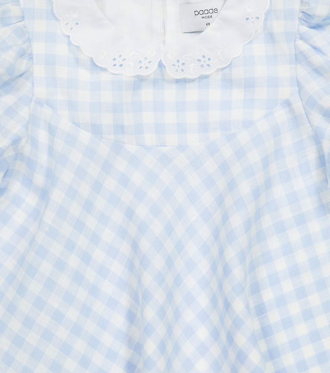 Robe Picnic en lin à carreaux | Paade Mode