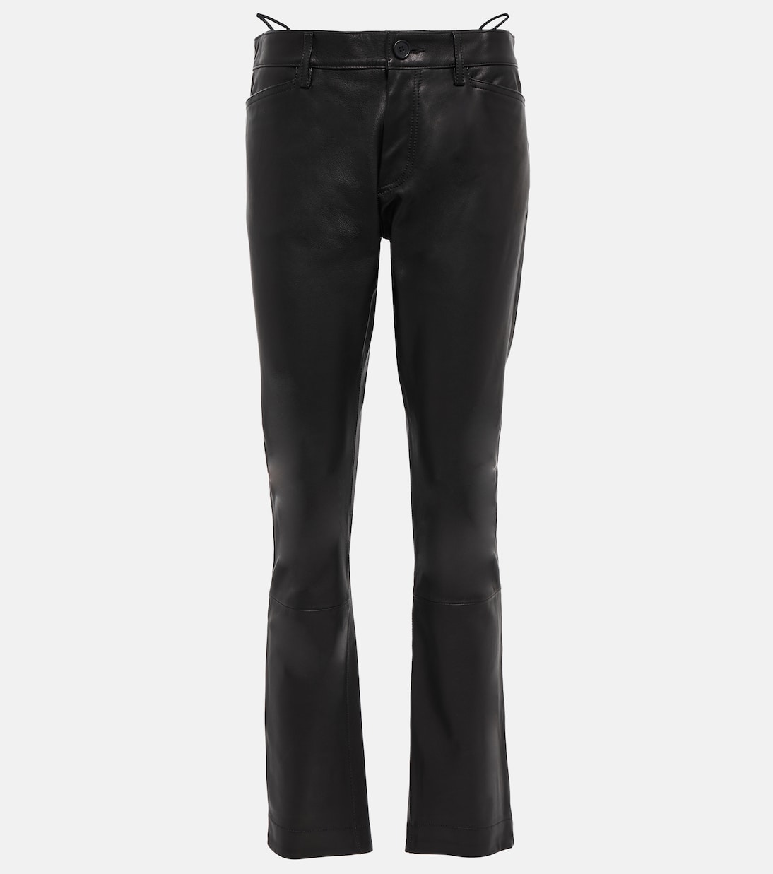 Low-Rise-Hose Gonda aus Leder | Petar Petrov