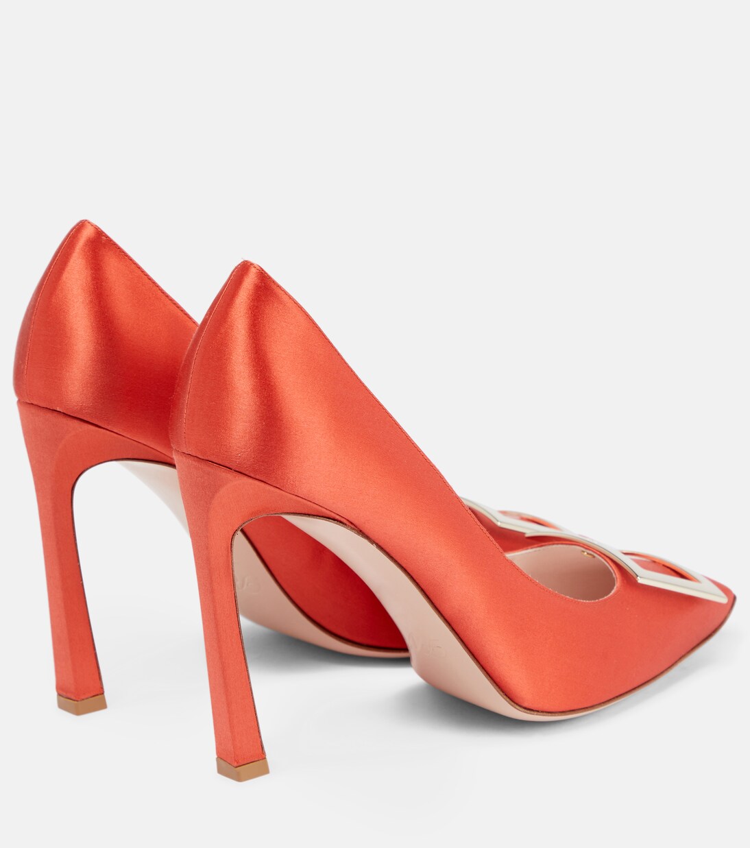 Pumps Trompette aus Satin | Roger Vivier