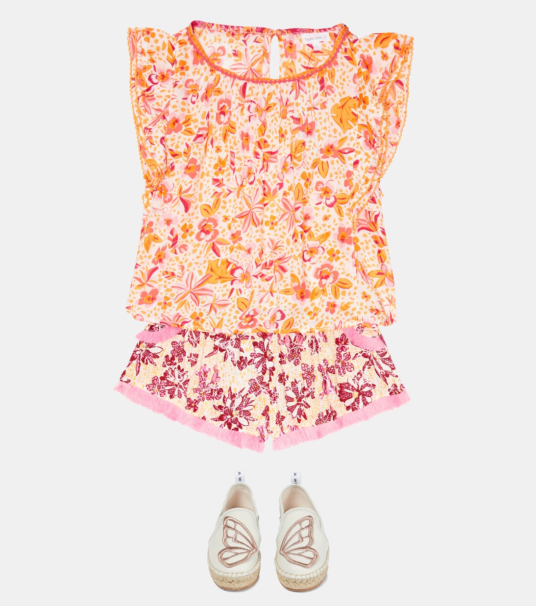 Lulu printed shorts | Poupette St Barth Kids
