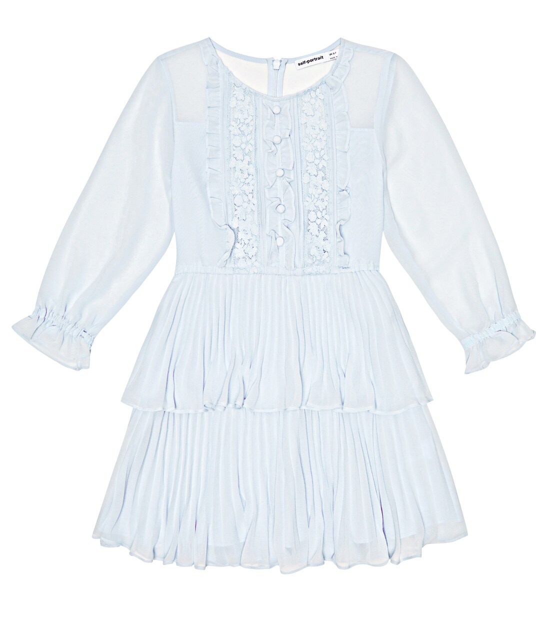 Ruffled chiffon dress | Self-Portrait Kids