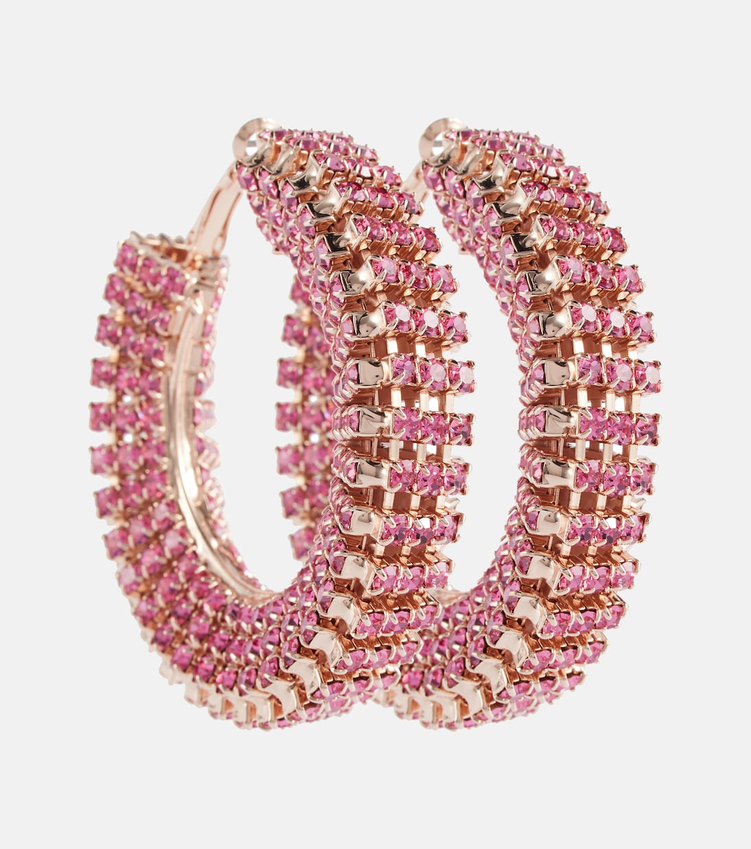 Crystal-embellished hoop earrings | Magda Butrym