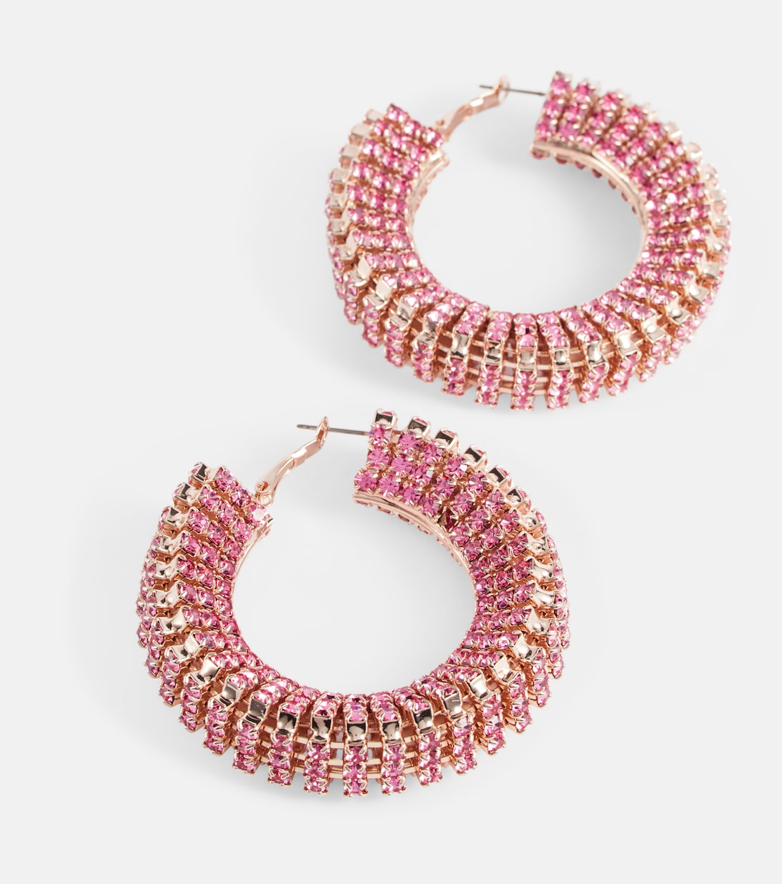 Crystal-embellished hoop earrings | Magda Butrym