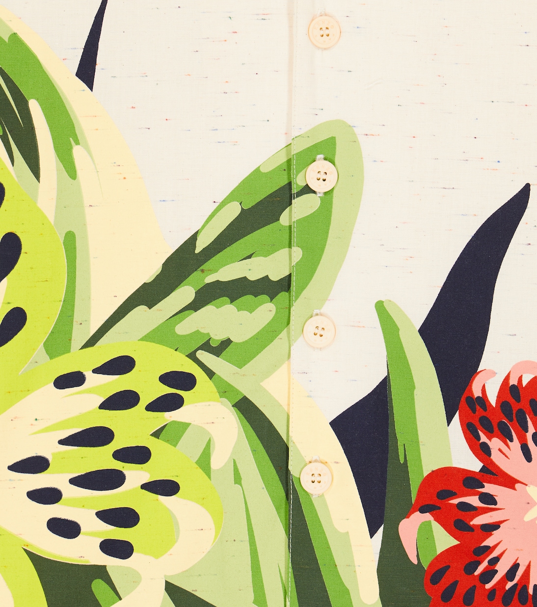 Floral printed cotton shirt | Kenzo Kids