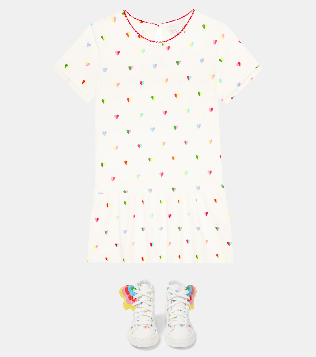 Printed cotton jersey dress | Stella McCartney Kids