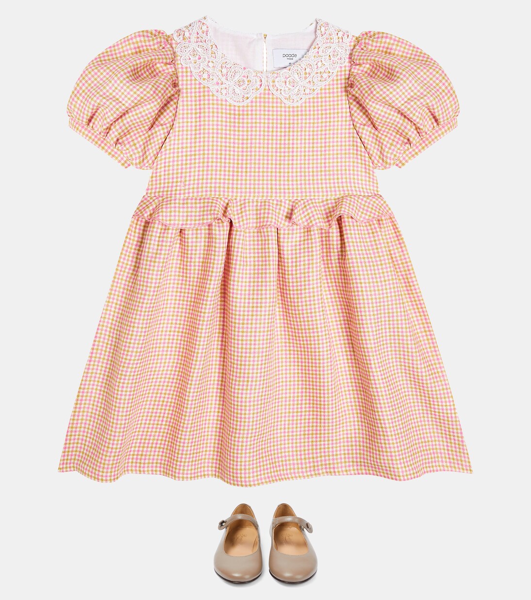 Checked linen dress | Paade Mode