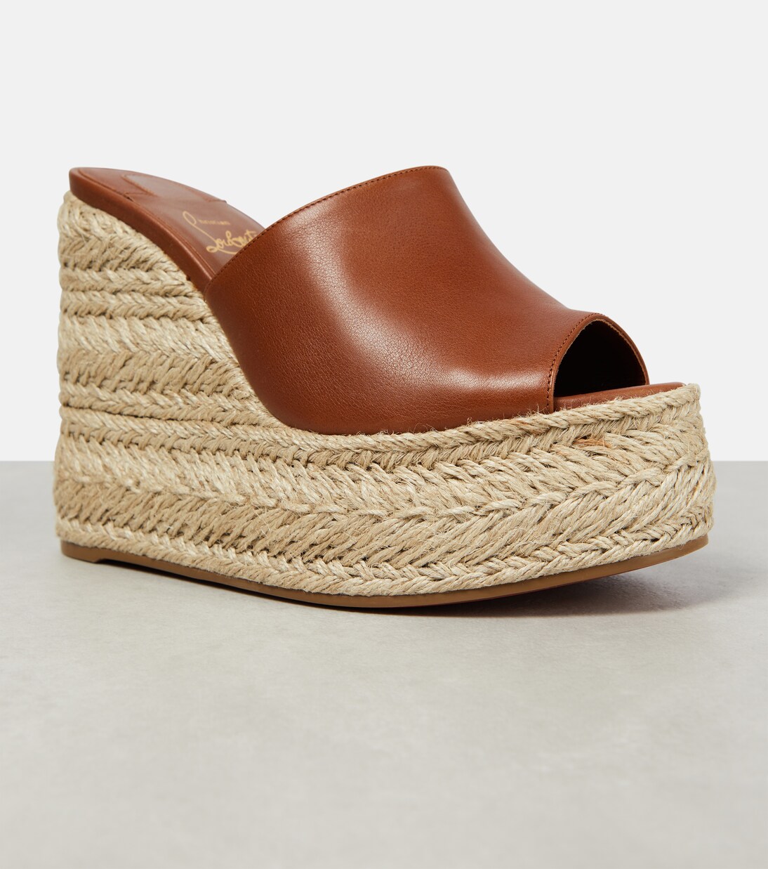 Ariella Zeppa leather espadrille wedges | Christian Louboutin