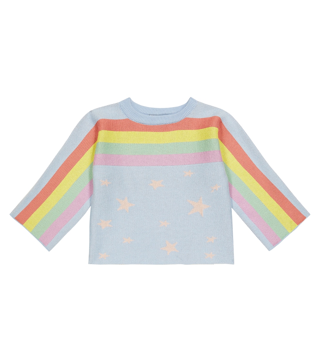 Printed cotton and wool sweatshirt | Stella McCartney Kids