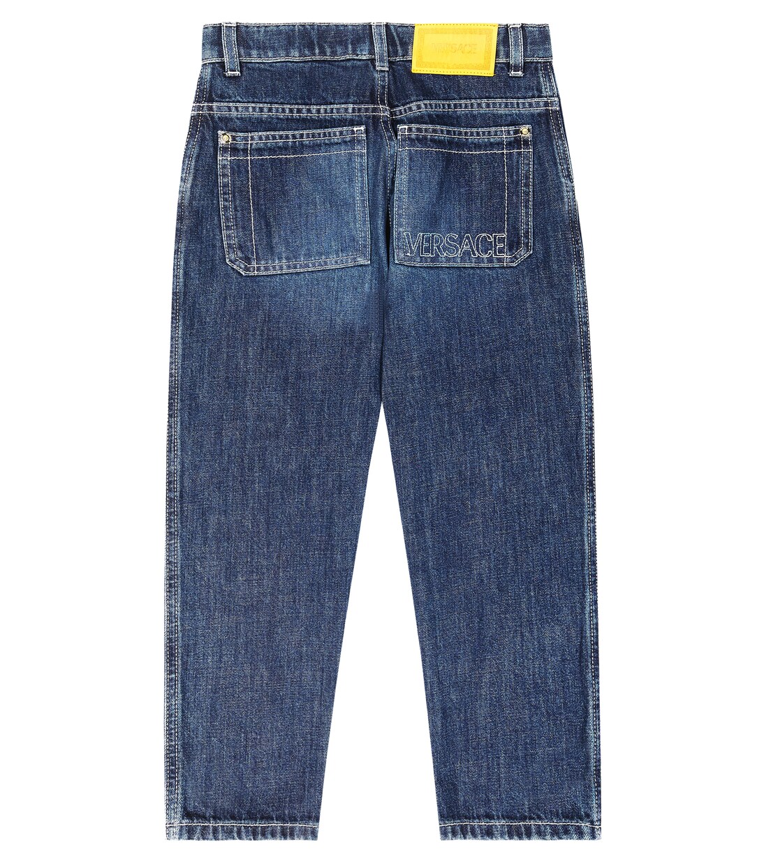 Jeans regular con logo | Versace Kids