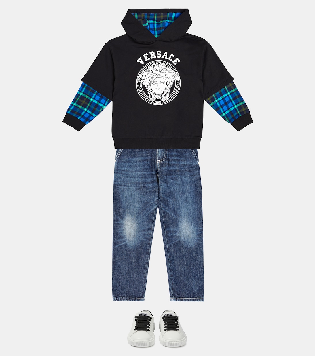 Hoodie Medusa aus Baumwolle | Versace Kids