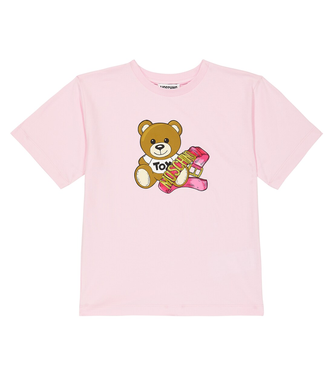 Printed cotton-blend T-shirt | Moschino Kids