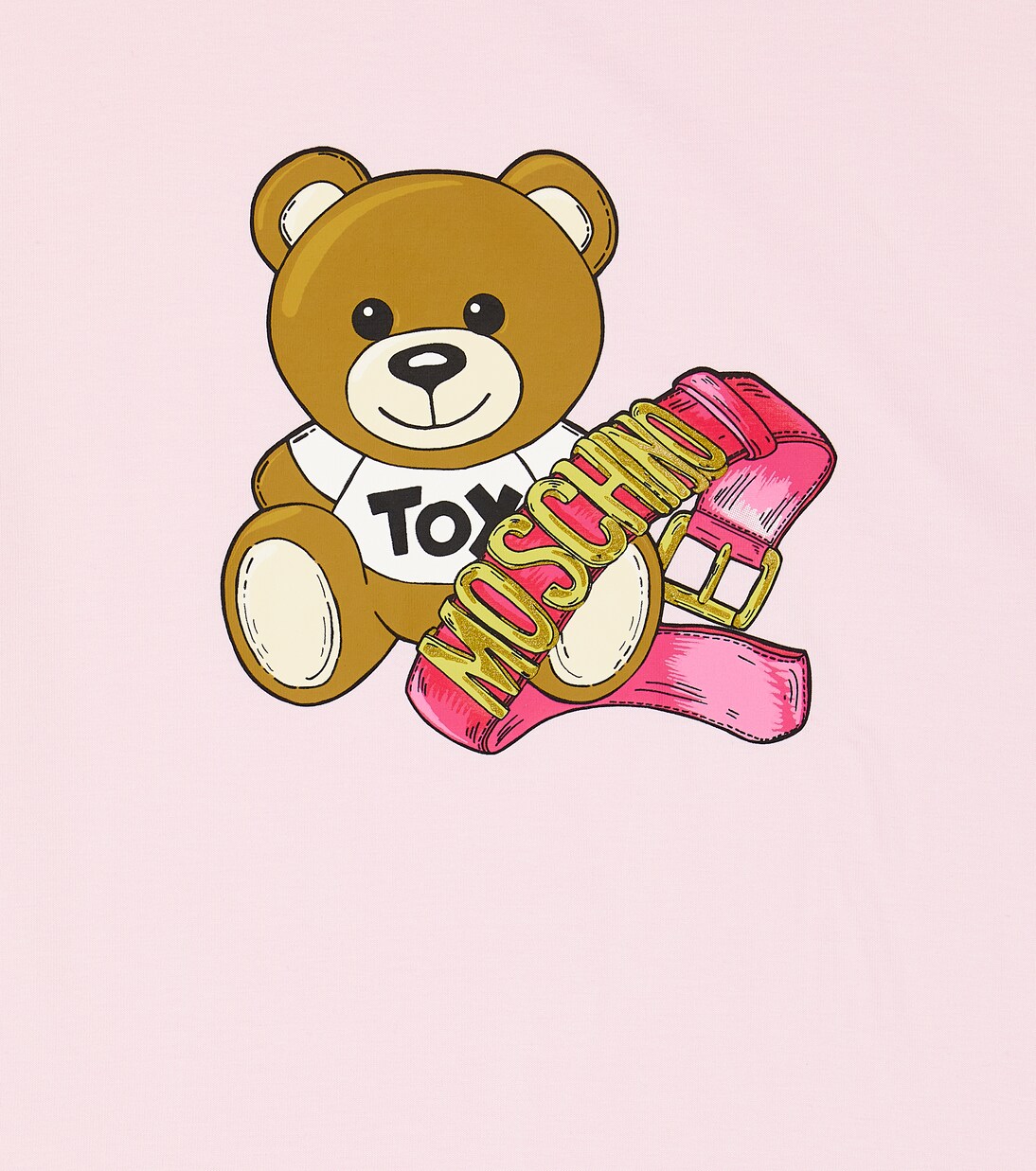 Printed cotton-blend T-shirt | Moschino Kids