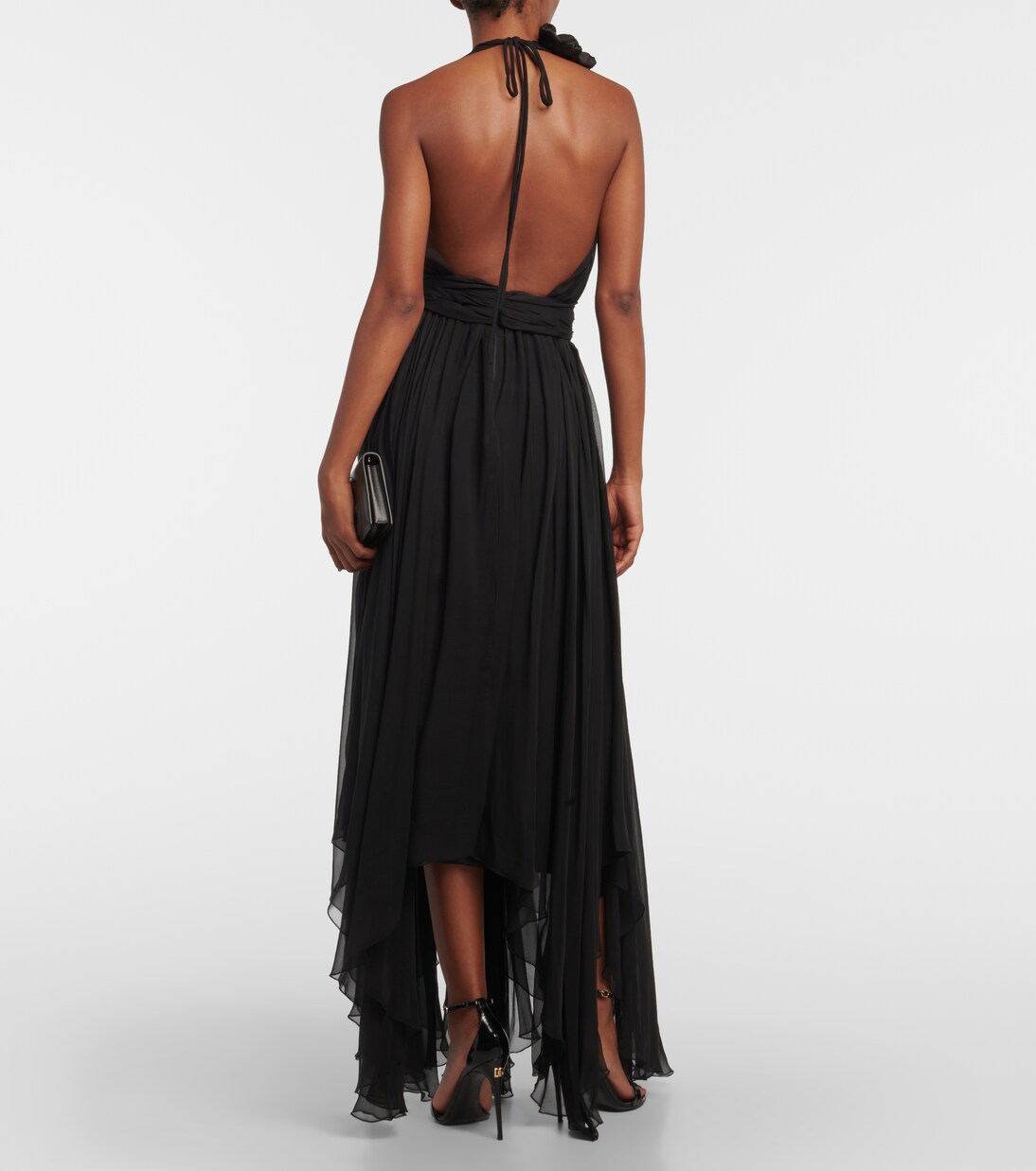 Robe longue en soie | Dolce&Gabbana