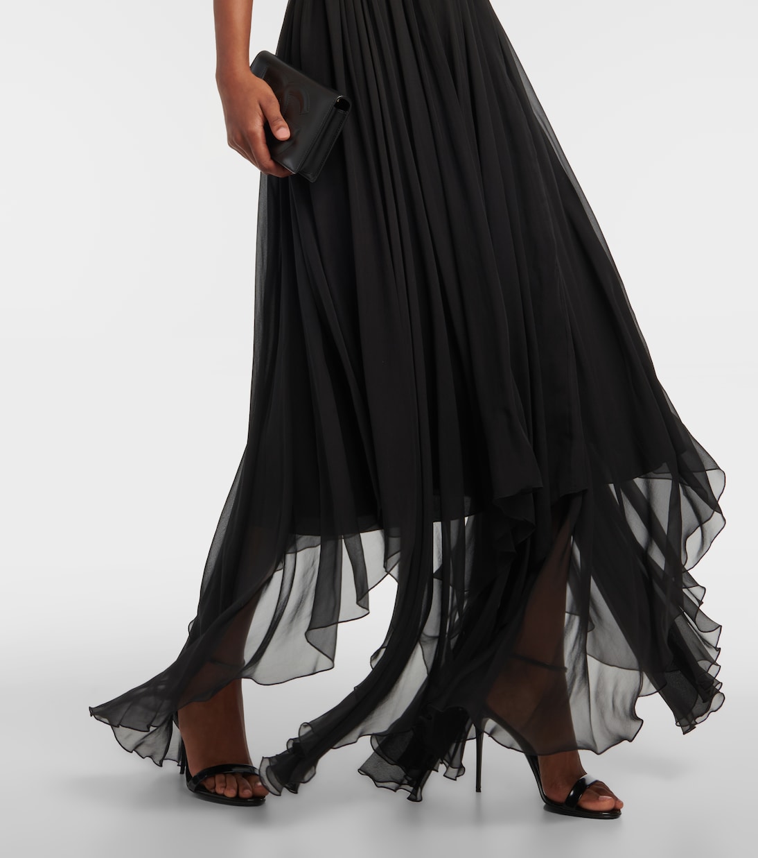 Robe longue en soie | Dolce&Gabbana