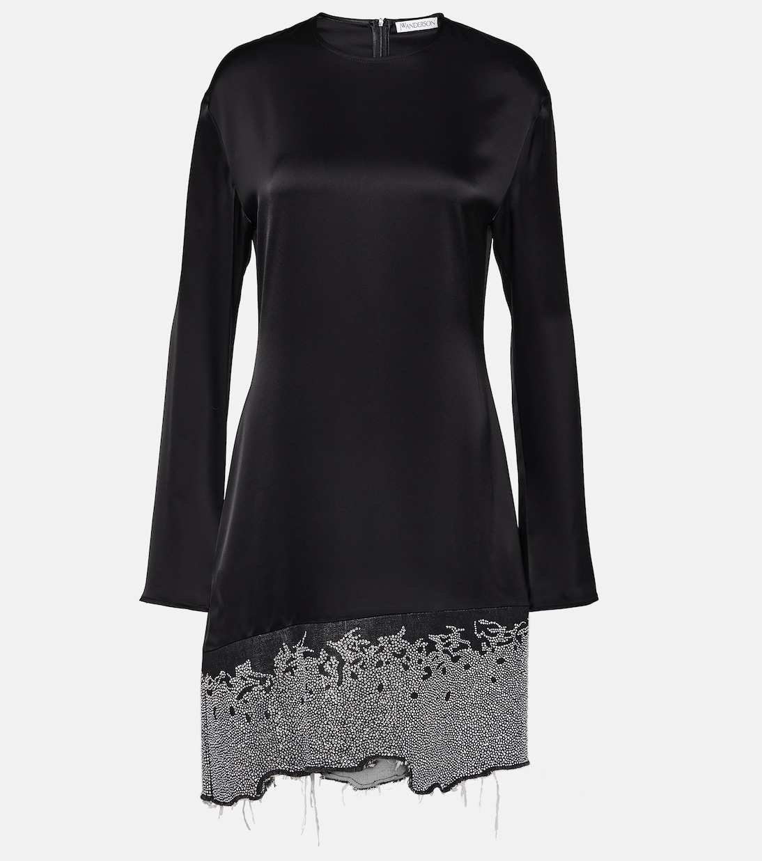 Verziertes Minikleid aus Satin | JW Anderson