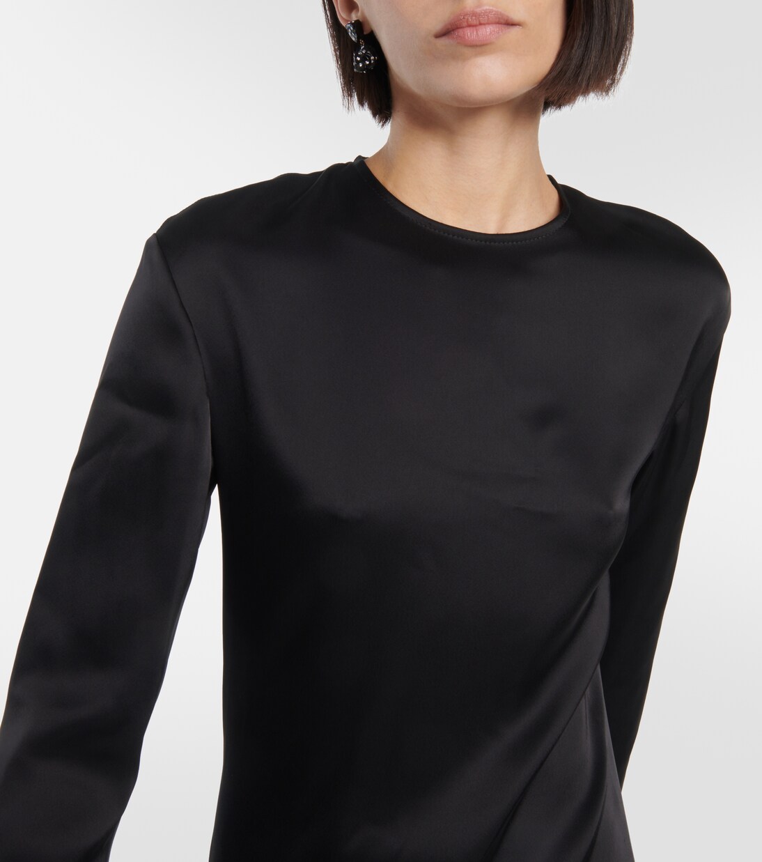 Verziertes Minikleid aus Satin | JW Anderson