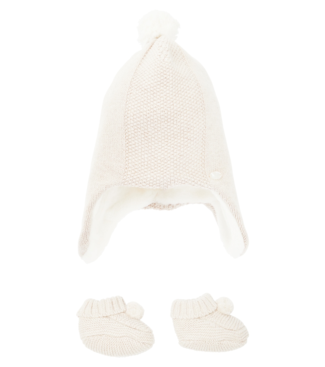 Baby beanie and slippers set | Tartine et Chocolat