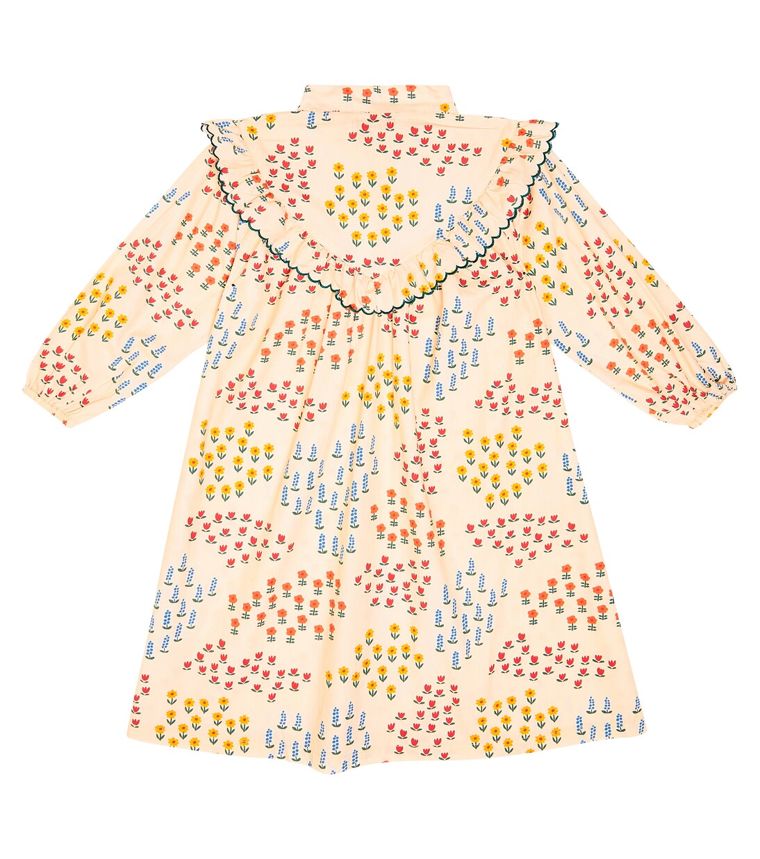 Garden cotton poplin dress | Tinycottons