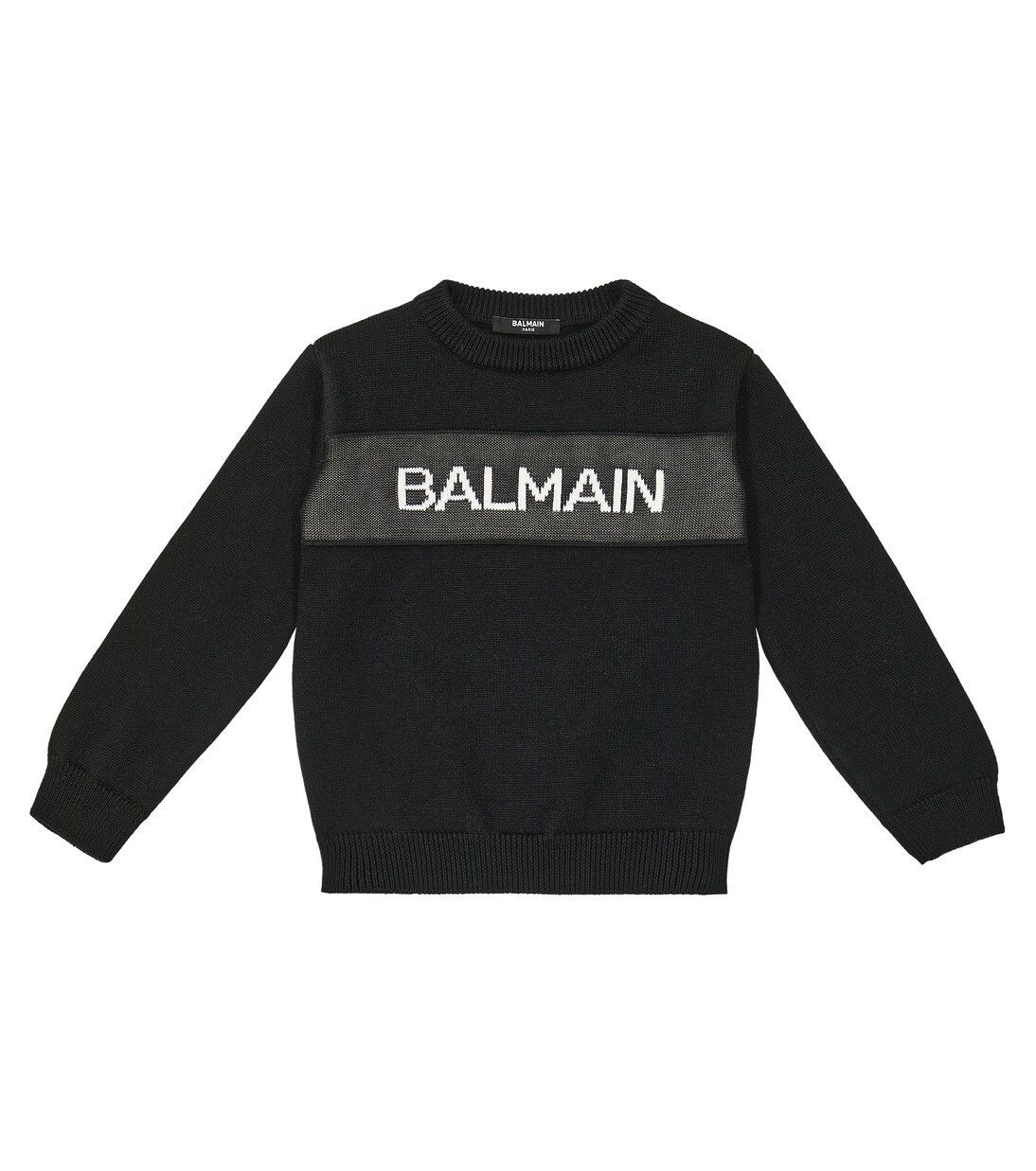 Logo wool sweater | Balmain Kids