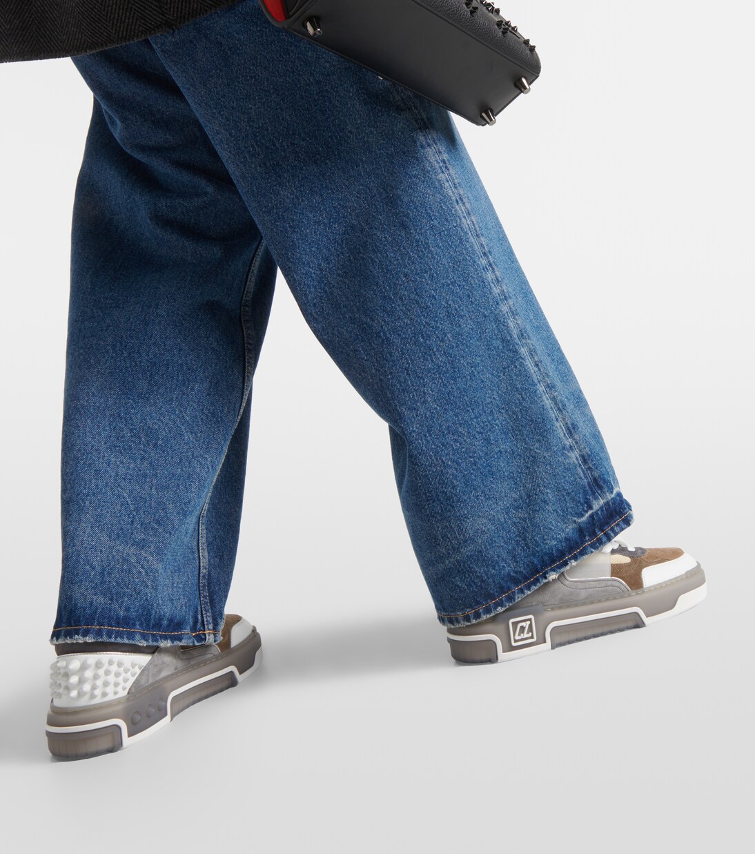 Astroloubi studded suede sneakers | Christian Louboutin