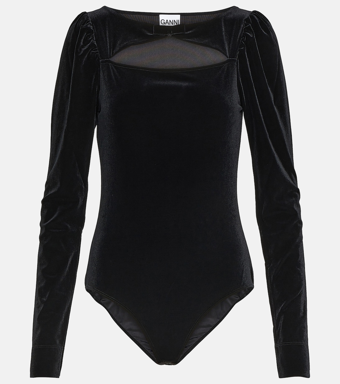 Body aus Samt | Ganni