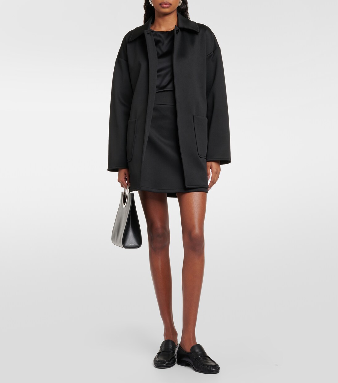 Rauche neoprene belted minidress | Max Mara