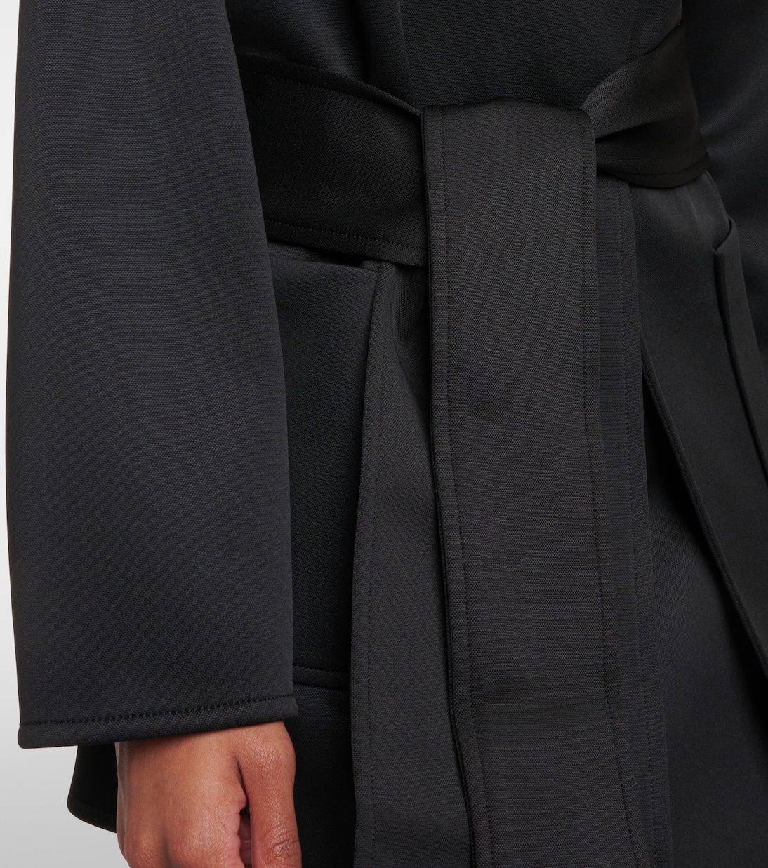 Rauche neoprene belted minidress | Max Mara