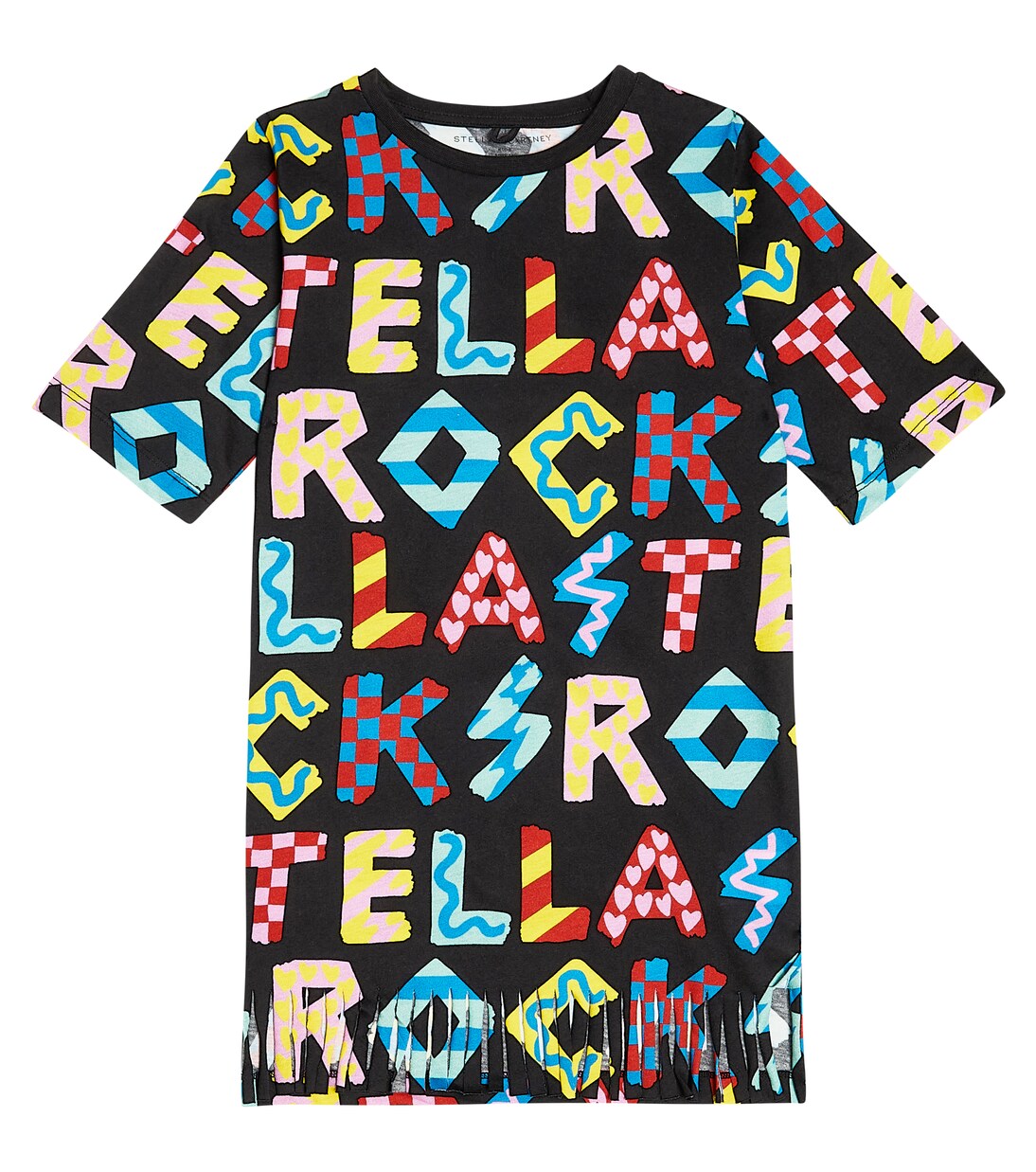 Vestido de jersey de algodón | Stella McCartney Kids