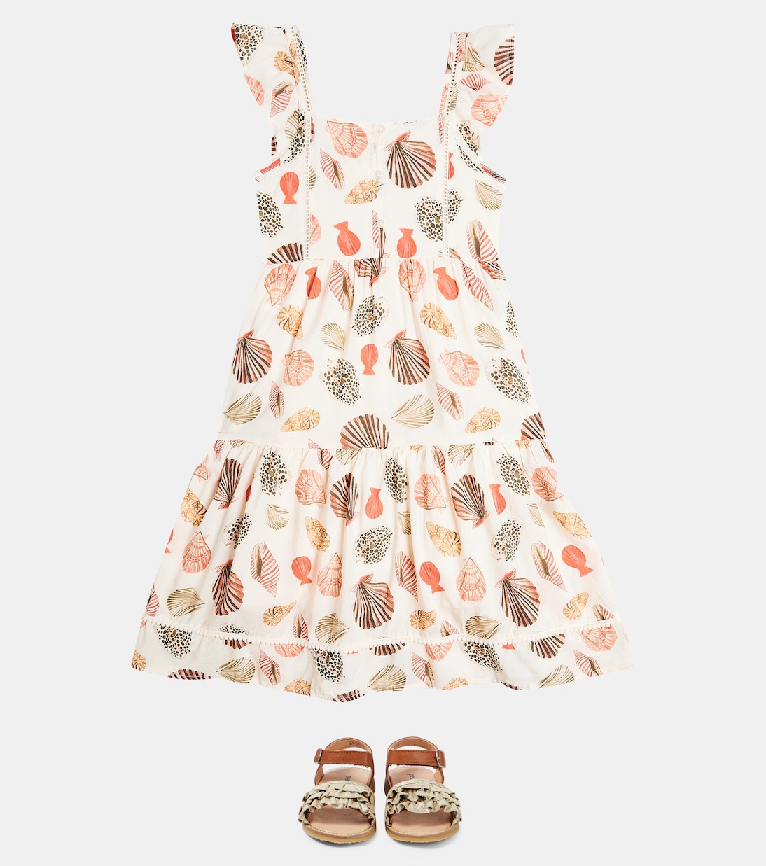 Printed cotton-blend dress | Scotch & Soda Kids