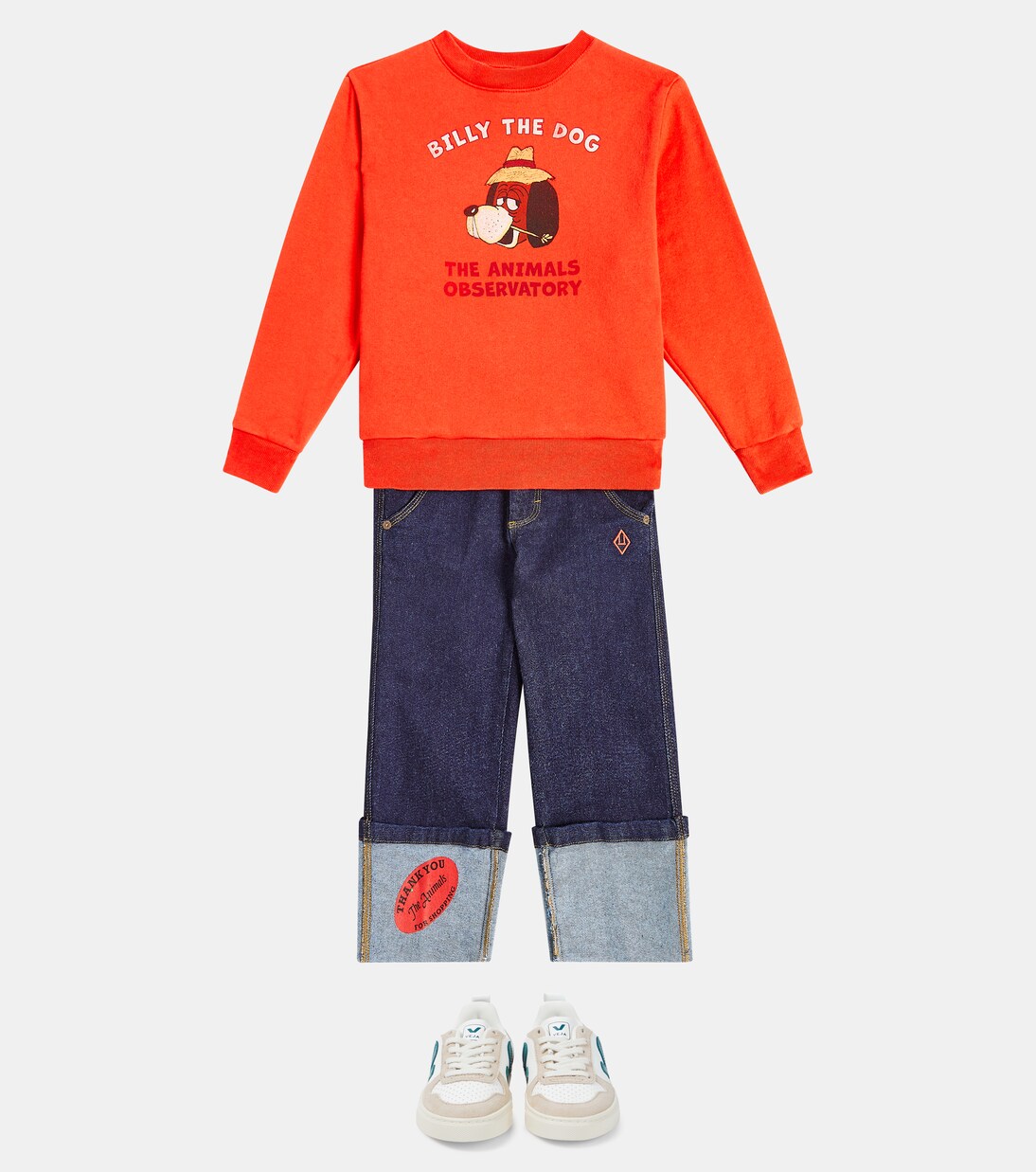 Bear cotton jersey sweatshirt | The Animals Observatory