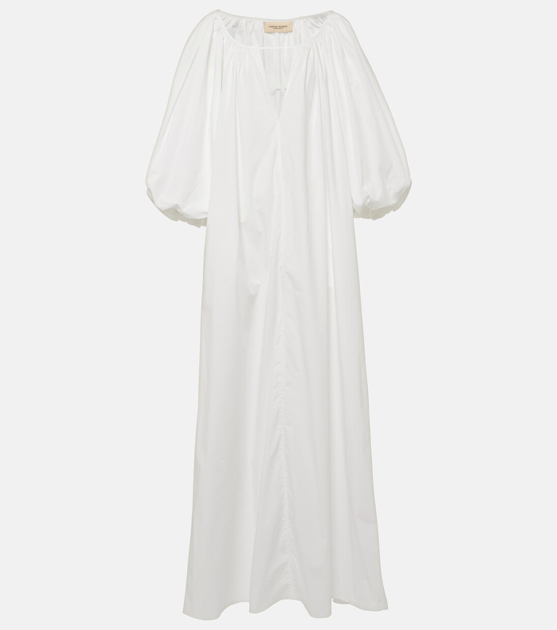 Vestido largo de algodón | Adriana Degreas