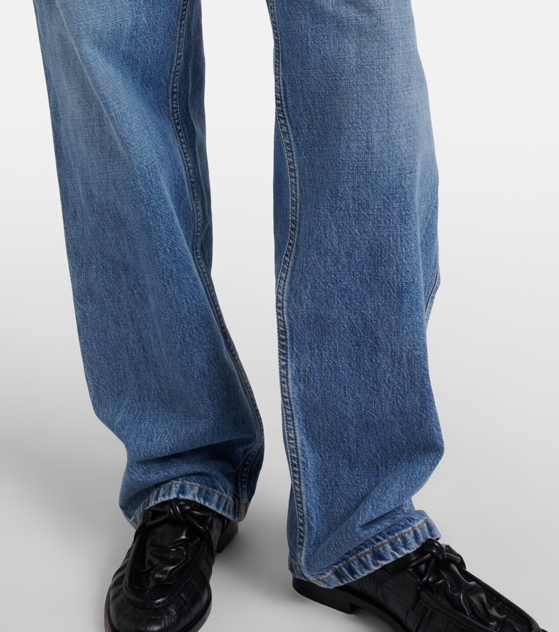 Jean cargo à taille mi-haute | Bottega Veneta