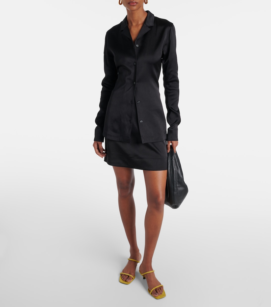 Minirock aus Satin | Toteme