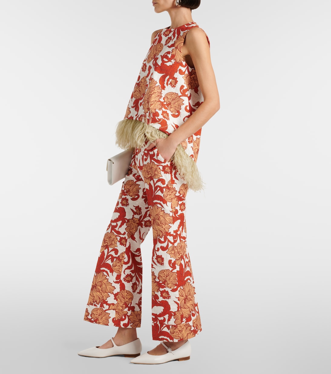 x Tabitha Simmons Kate leather ballet flats | Malone Souliers