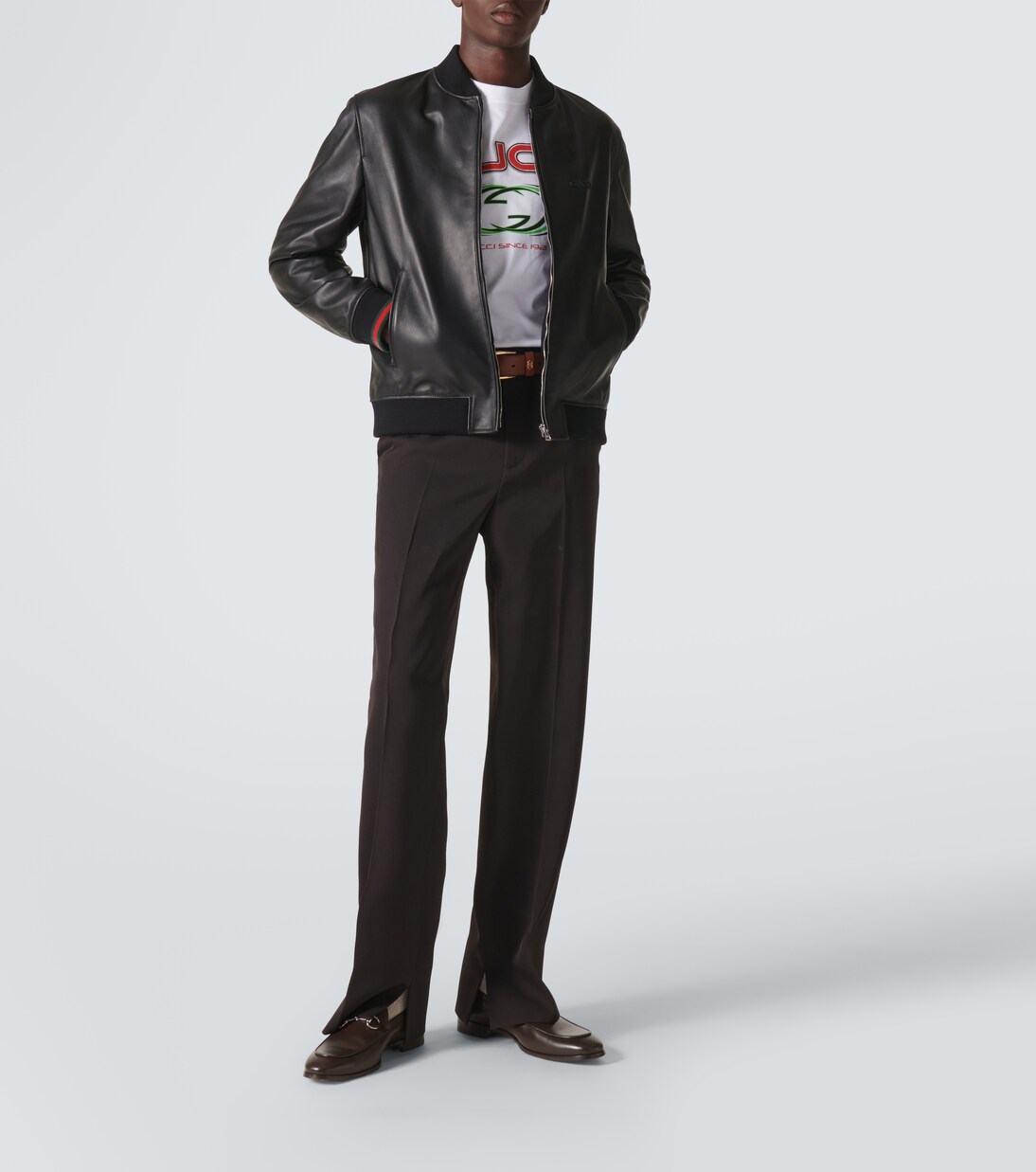 Bomberjacke aus Leder | Gucci