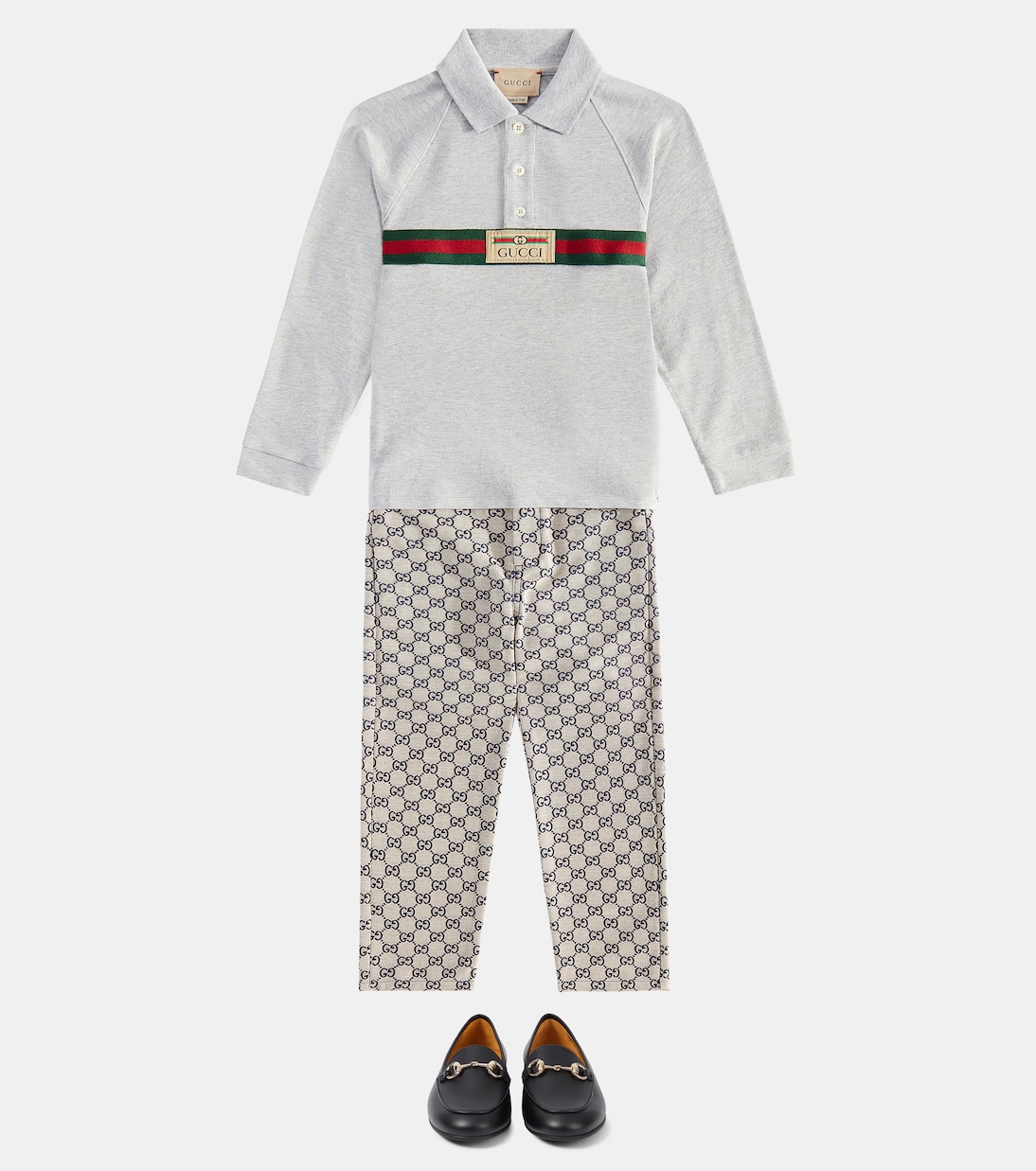 Mocasines de piel con Horsebit | Gucci Kids