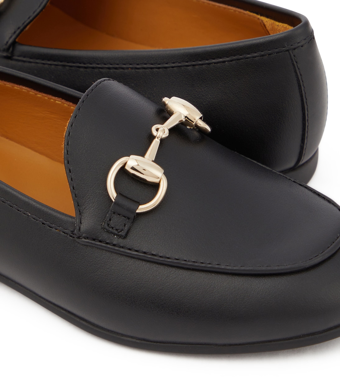 Mocasines de piel con Horsebit | Gucci Kids