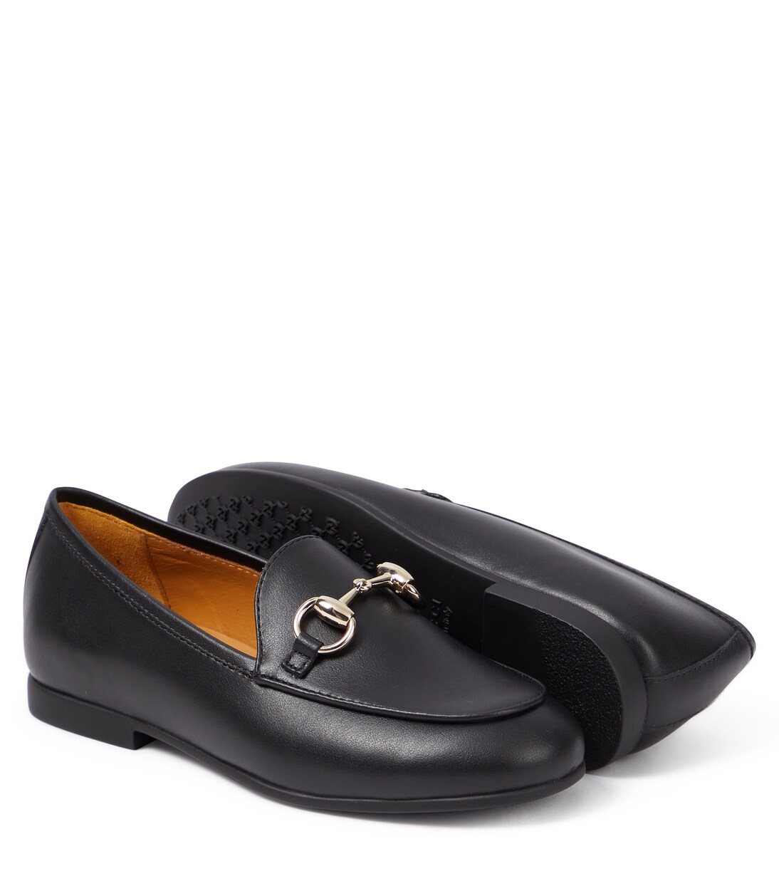 Mocasines de piel con Horsebit | Gucci Kids