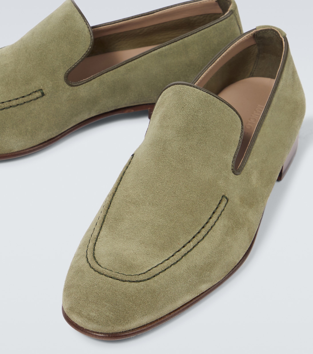 Truro suede loafers | Manolo Blahnik