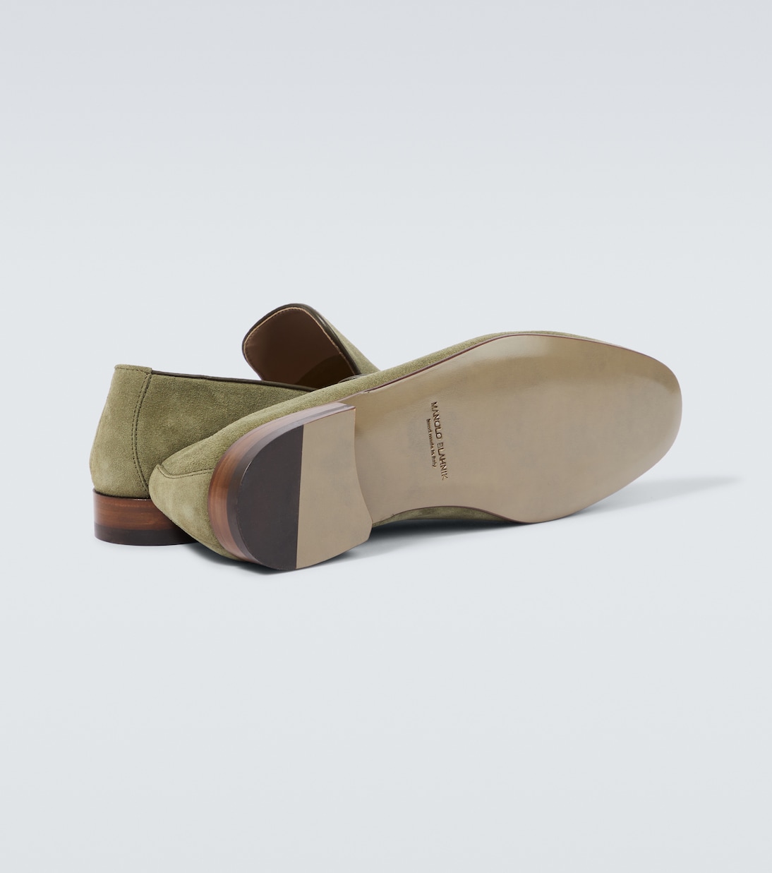 Truro suede loafers | Manolo Blahnik