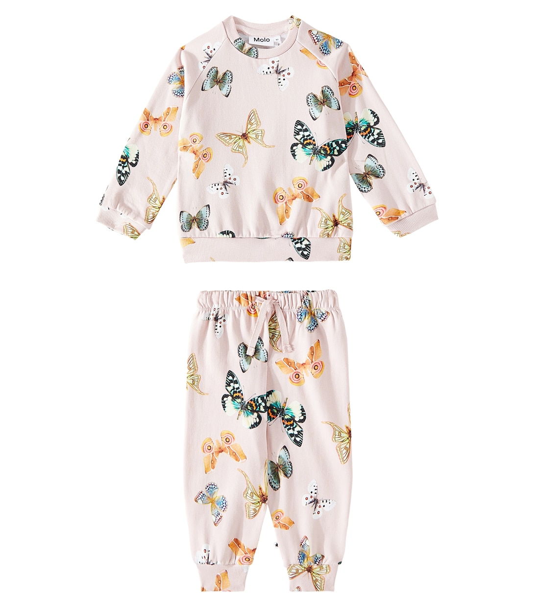 Baby Simeon sweatshirt and sweatpants set | Molo